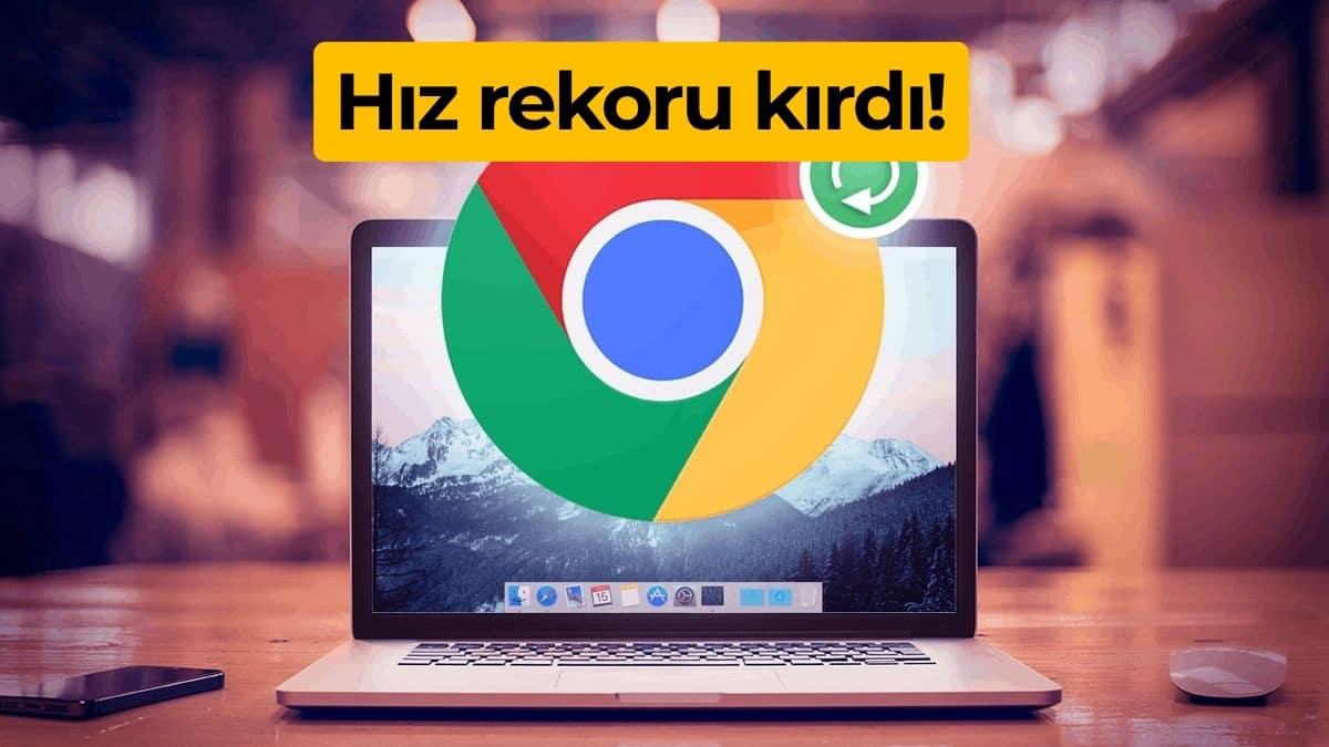 Google Chrome Yeni Bir Hız Rekoru Kırdı